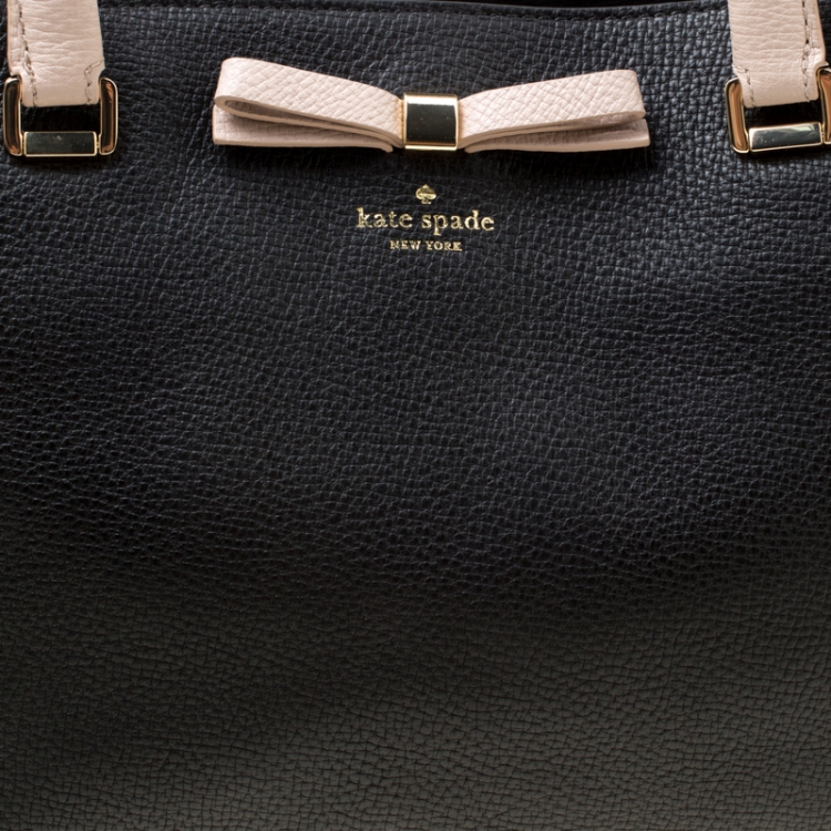 مملوكة مسبقًا Kate Spade Black/Pink Leather Small Henderson Street Maryanne Tote