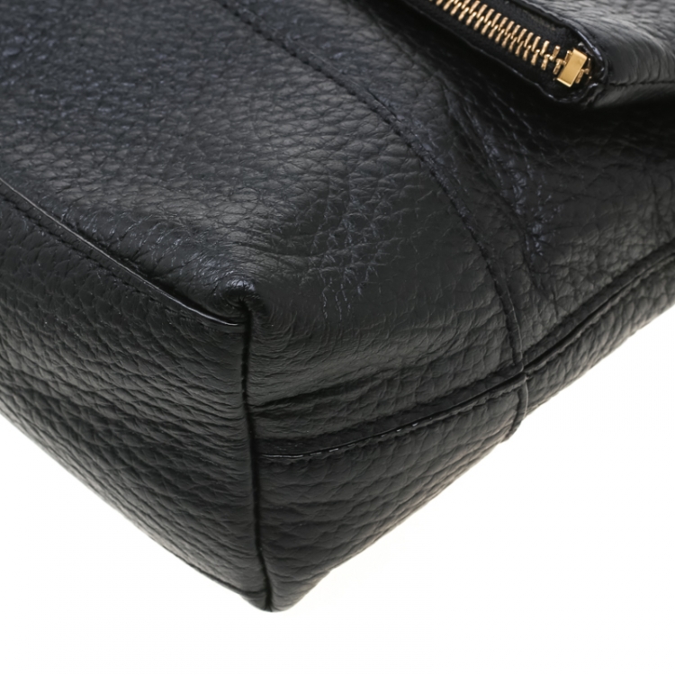 Pre Owned Kate Spade Black Leather Mini Carmen Southport Avenue Crossbody Bag