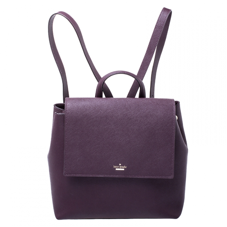 kate spade purple backpack