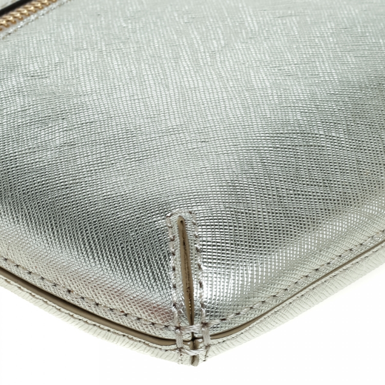 Pre Owned Kate Spade Gold Leather Tenley Cross Body Bag