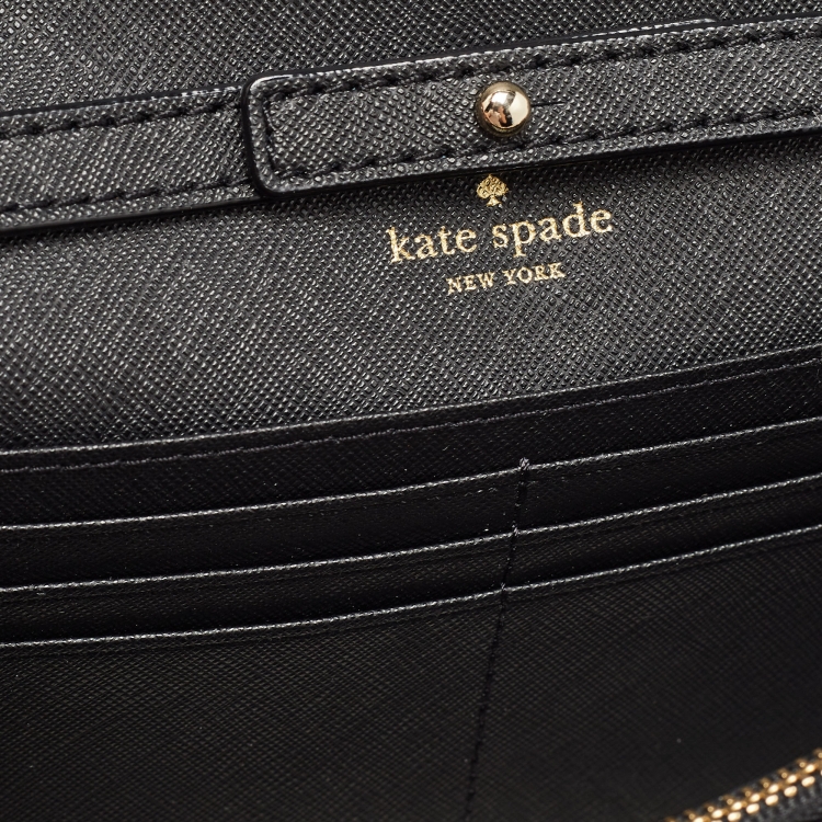 Pre Owned Kate Spade Tricolor Leather Cameron Street Clutch Bag