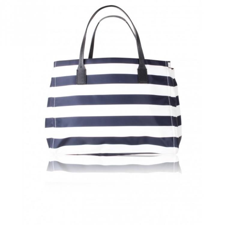 Pre Owned Kate Spade Bi Color Nylon Blake Avenue Taden Tote