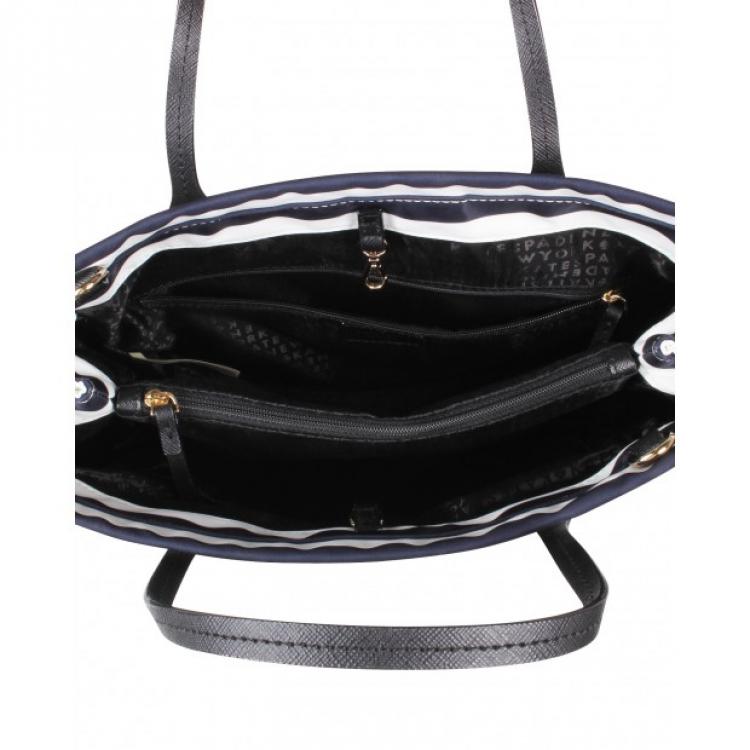 Pre Owned Kate Spade Bi Color Nylon Blake Avenue Taden Tote