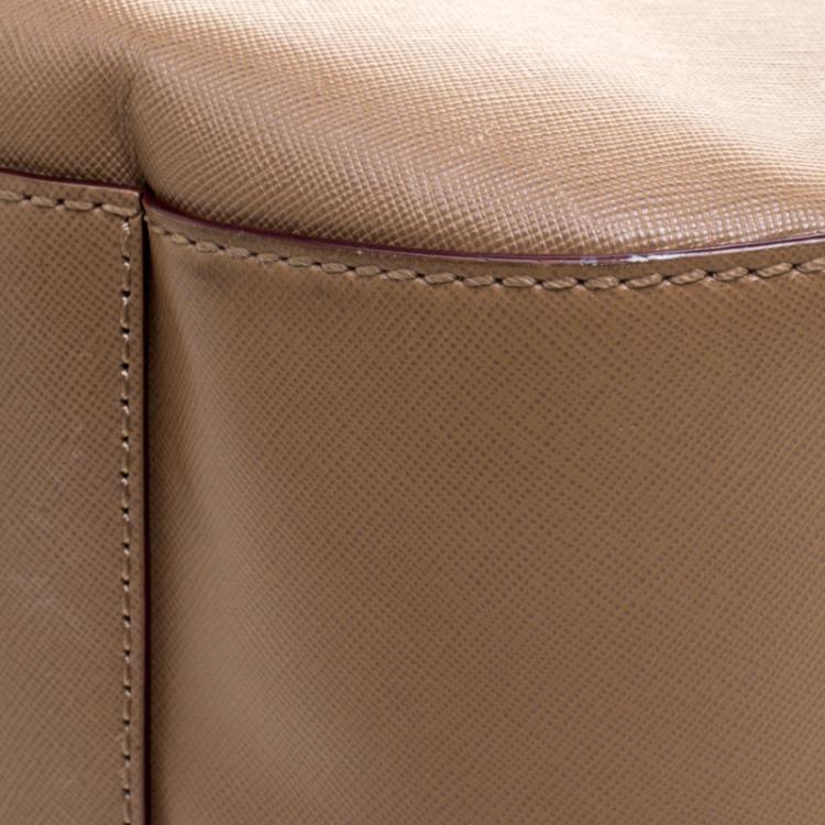 Pre Owned Kate Spade Brown Leather Shoulder Bag
