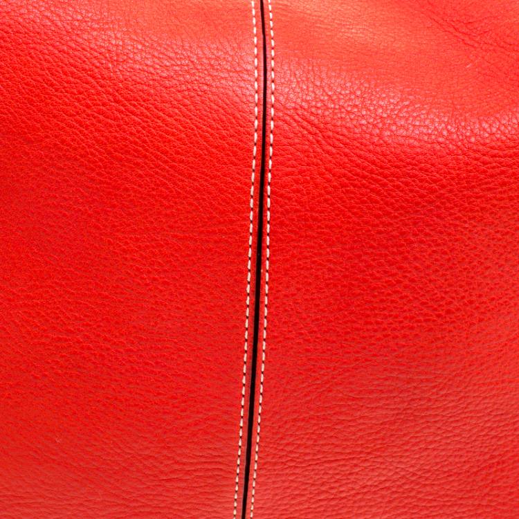 مملوكة مسبقًا Kate Spade Red Leather Fosters Crossing Serena Hobo