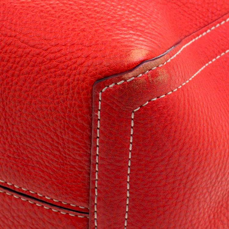مملوكة مسبقًا Kate Spade Red Leather Fosters Crossing Serena Hobo