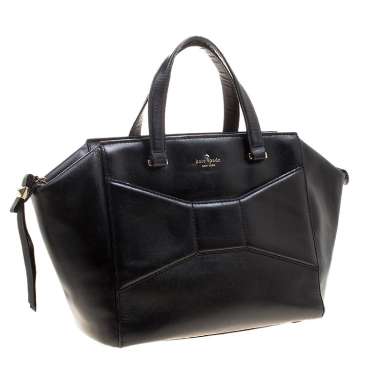 مملوكة مسبقًا Kate Spade Black Leather Francisca Tote