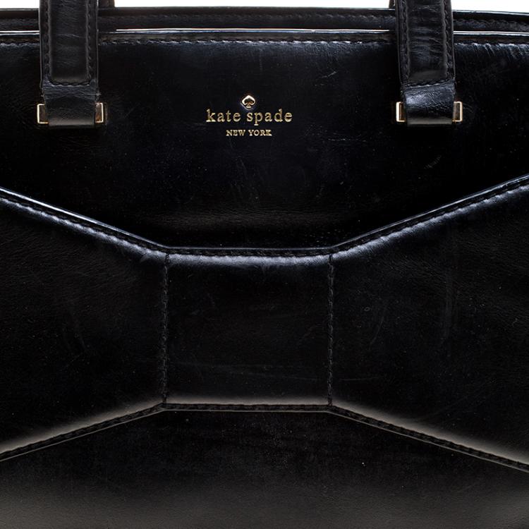 مملوكة مسبقًا Kate Spade Black Leather Francisca Tote