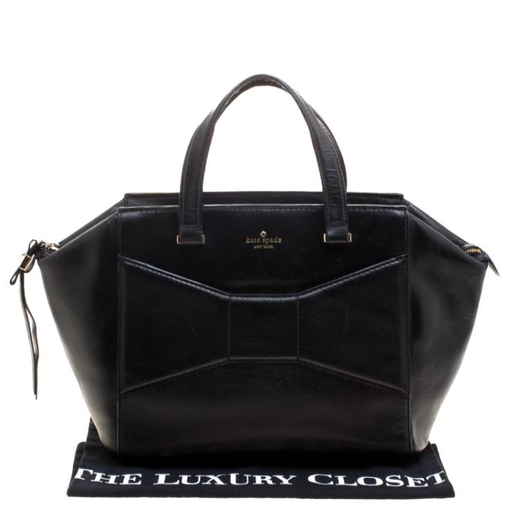 مملوكة مسبقًا Kate Spade Black Leather Francisca Tote