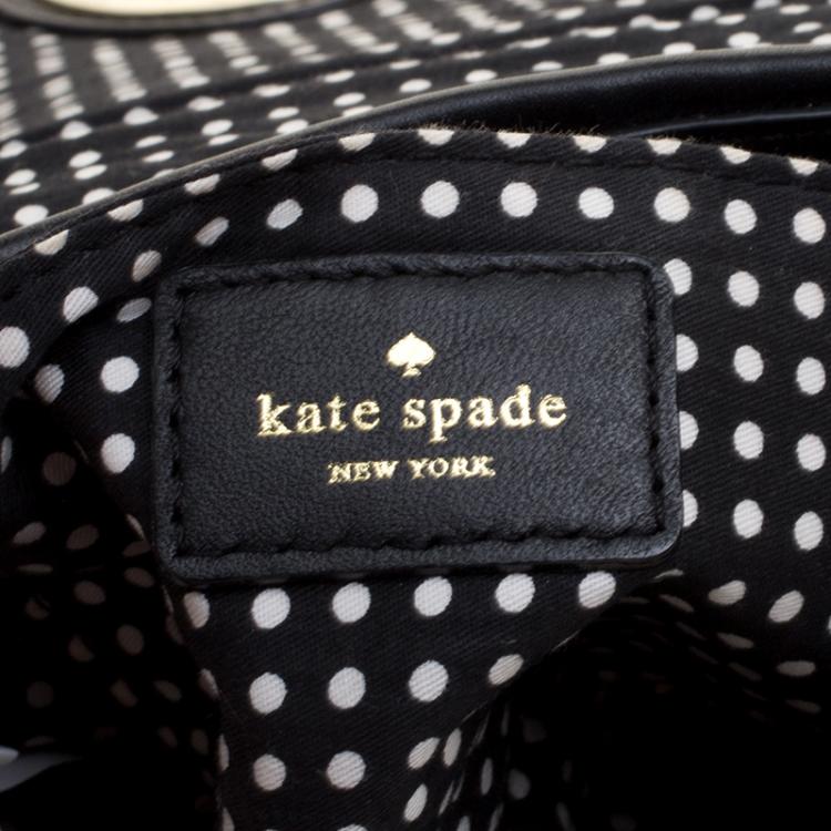 Pre Owned Kate Spade Black Quilted Leather Astor Court Flap Shoulder Bag