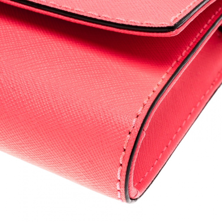 Pre Owned Kate Spade Pink Leather Cedar Street Cami Crossbody Bag