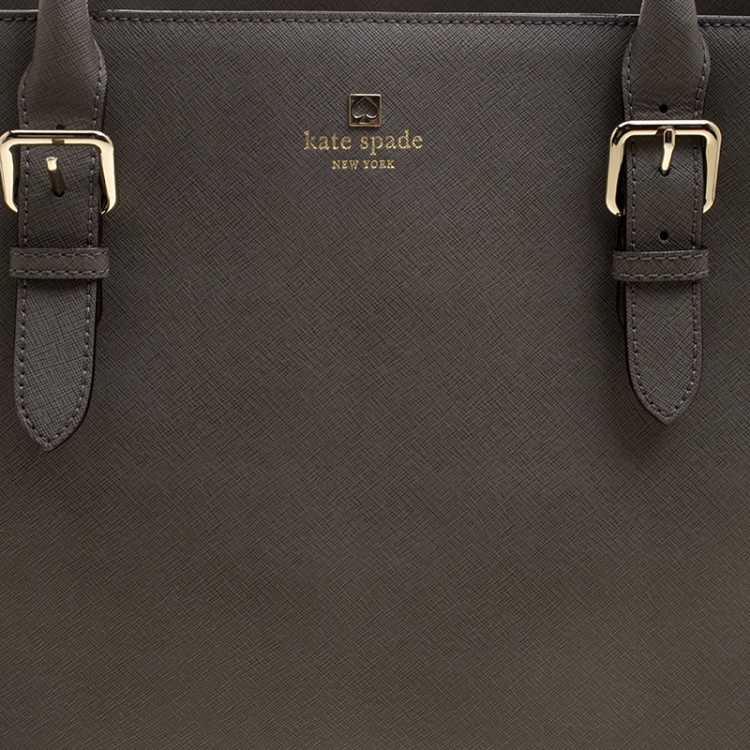 مملوكة مسبقًا Kate Spade Grey Leather Cove Street Airel Tote