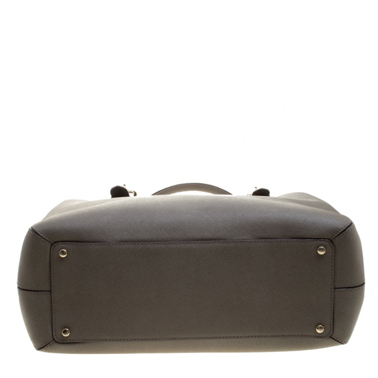 مملوكة مسبقًا Kate Spade Grey Leather Cove Street Airel Tote