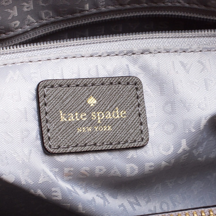 مملوكة مسبقًا Kate Spade Grey Leather Cove Street Airel Tote
