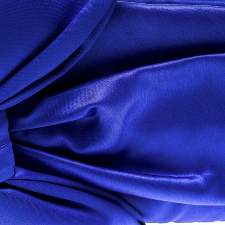 مملوكة مسبقًا Kate Spade Blue Satin Evening Belles Gini Clutch