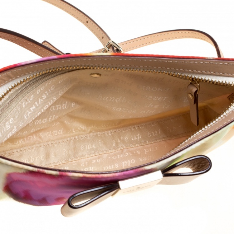 مملوكة مسبقًا Kate Spade Multicolor Printed Nylon Crossbody Bag