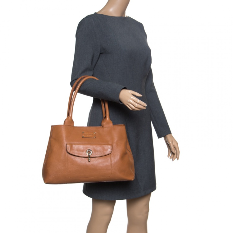 مملوكة مسبقًا Kate Spade Brown Leather Tote