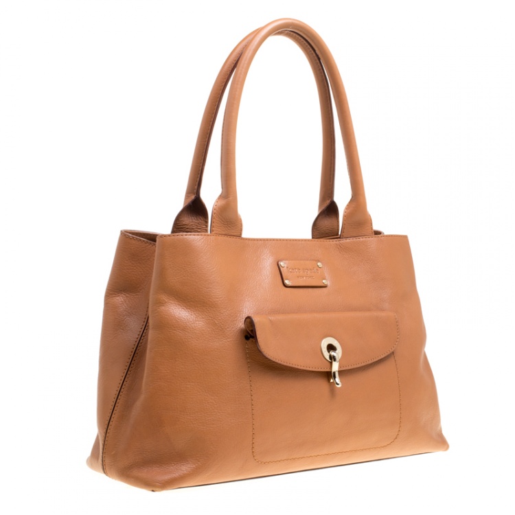 مملوكة مسبقًا Kate Spade Brown Leather Tote