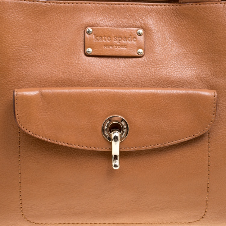 مملوكة مسبقًا Kate Spade Brown Leather Tote