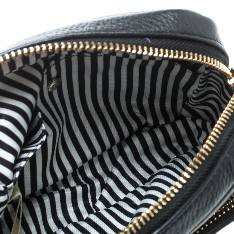 Pre Owned Kate Spade Black Leather Crossbody Bag
