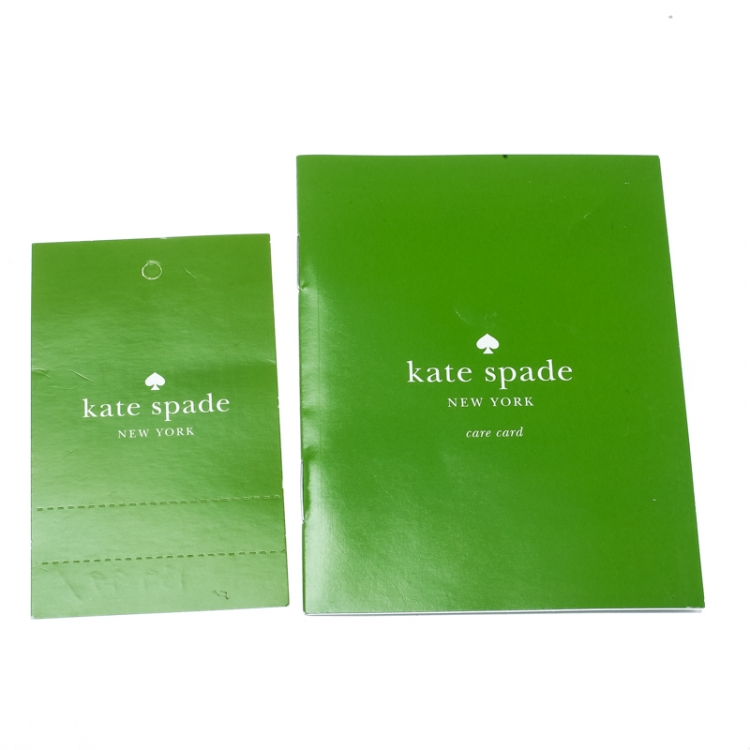 مملوكة مسبقًا Kate Spade Pink Perforated Leather Newburry Lane Caning Zip Around Wallet