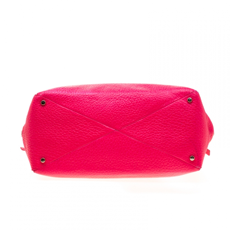 مملوكة مسبقًا Kate Spade Orange/Pink Leather Side Zip Tote