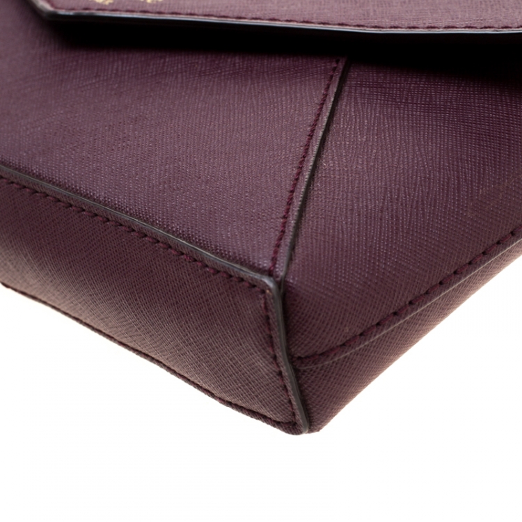 مملوكة مسبقًا Kate Spade Purple Leather Spencer Court Crossbody Bag