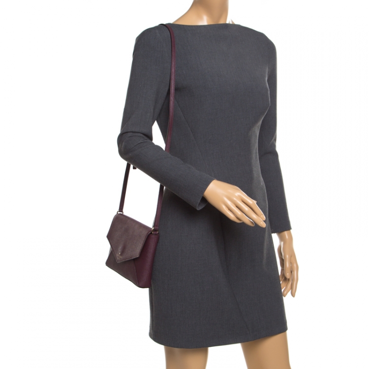 مملوكة مسبقًا Kate Spade Purple Leather Spencer Court Crossbody Bag