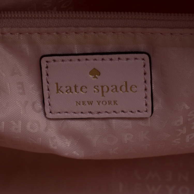 مملوكة مسبقًا Kate Spade Light Pink Leather Lottie Bow Satchel
