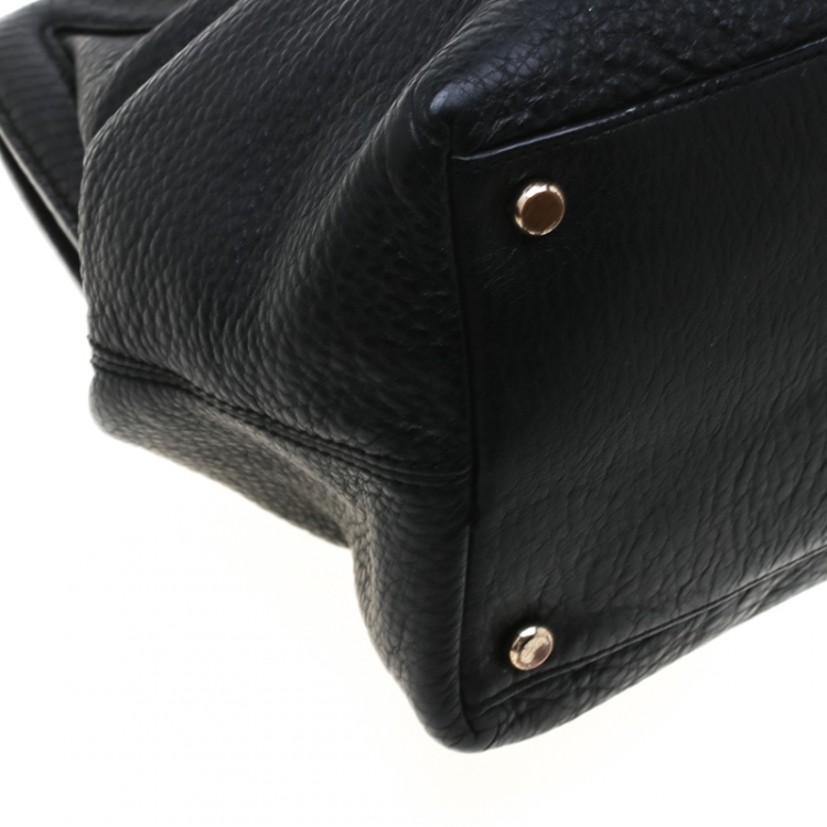 مملوكة مسبقًا Kate Spade Black Leather Frame Satchel 