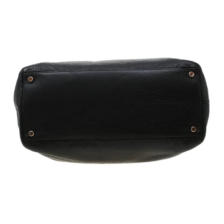 مملوكة مسبقًا Kate Spade Black Leather Frame Satchel 
