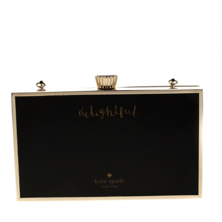 مملوكة مسبقًا Kate Spade  Acrylic Plastic Chocolate Clutch