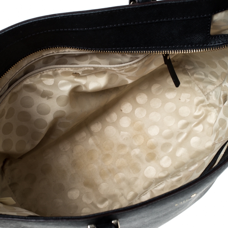 Pre Owned Kate Spade Black Leather Harmony Tote 