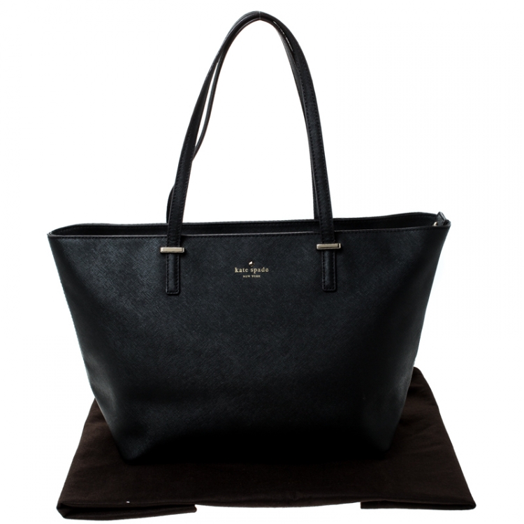 Pre Owned Kate Spade Black Leather Harmony Tote 