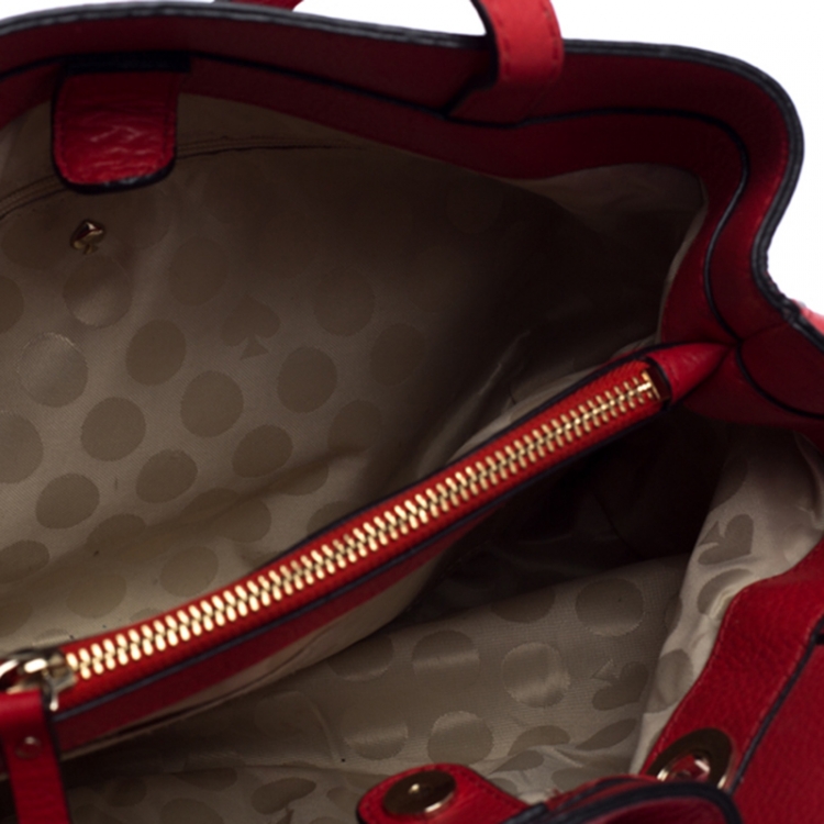 Pre Owned  Kate Spade Red Leather Shoulder Bag