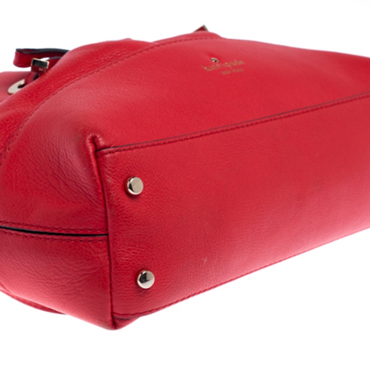 Pre Owned  Kate Spade Red Leather Shoulder Bag