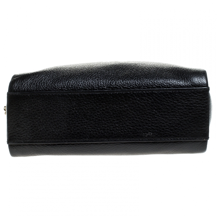 Pre Owned Kate Spade Black Leather Chain Shoulder Bag