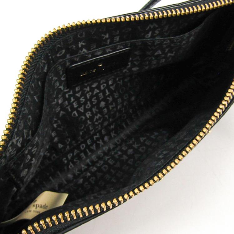 Pre Owned Kate Spade Brown Jane Leather Crossbody Bag