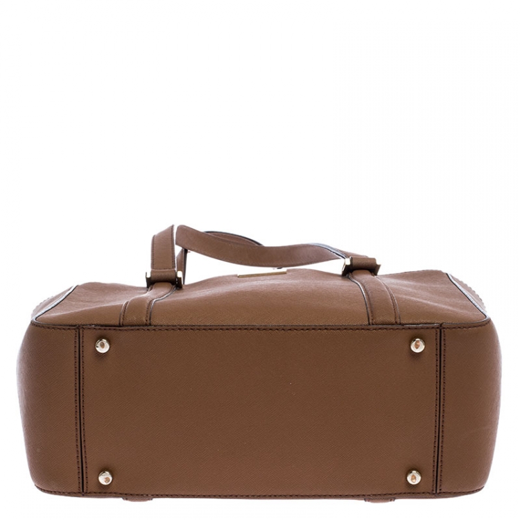Pre Owned Kate Spade Brown Leather Newbury Lane Tote