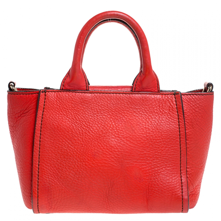 Pre Owned Kate Spade Red Leather Shoulder Bag