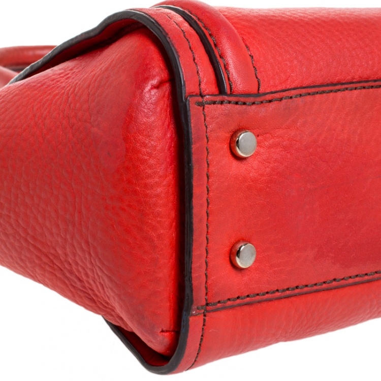 Pre Owned Kate Spade Red Leather Shoulder Bag