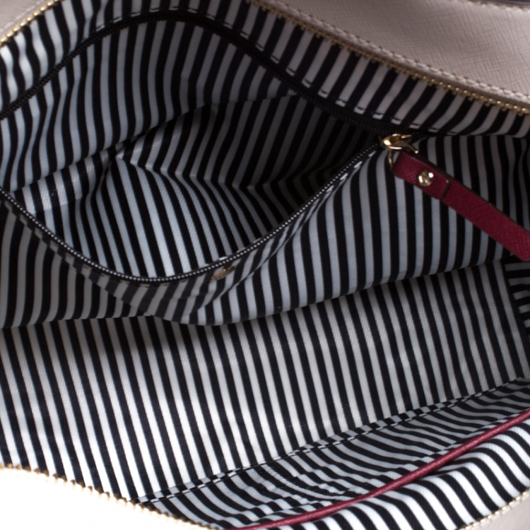 Pre Owned Kate Spade Multicolor Leather Flap Satchel