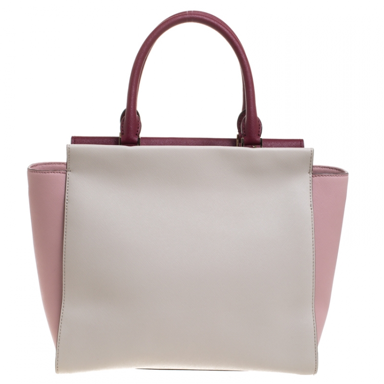 Pre Owned Kate Spade Multicolor Leather Flap Satchel