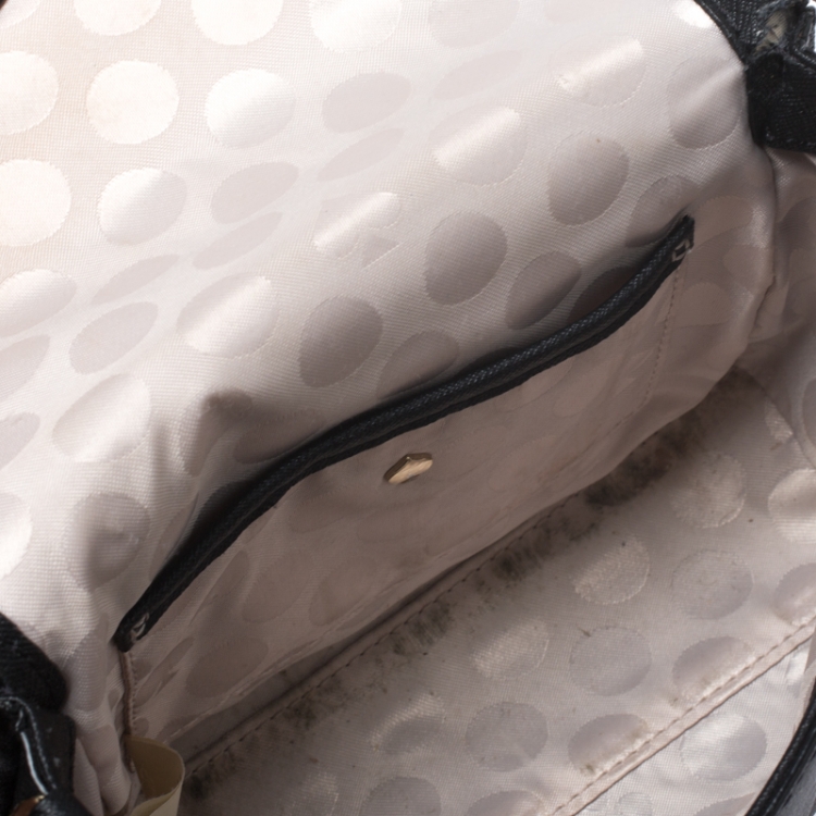 مملوكة مسبقًا Kate Spade Black Leather Crossbody Bag