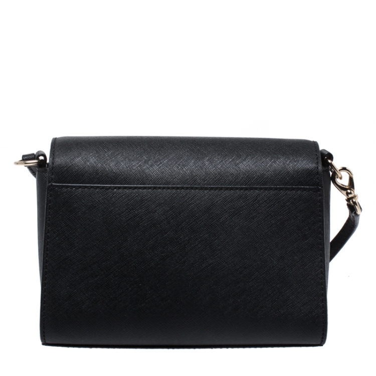 مملوكة مسبقًا Kate Spade Black Leather Crossbody Bag