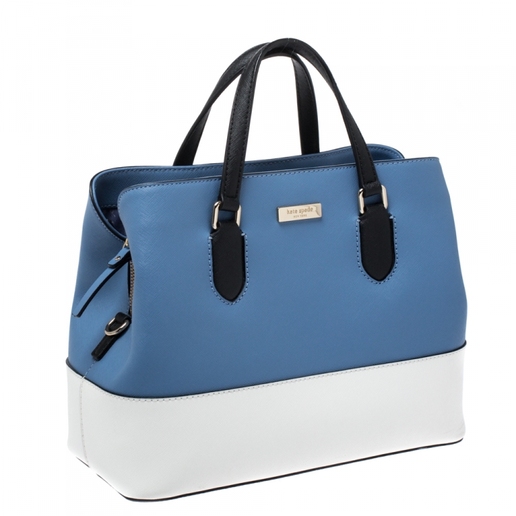 Pre Owned Kate Spade Tricolor Leather Jeanne Tote