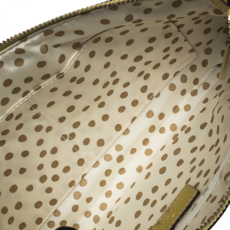 مملوكة مسبقًا Kate Spade Yellow Leather Wellesley Shoulder Bag