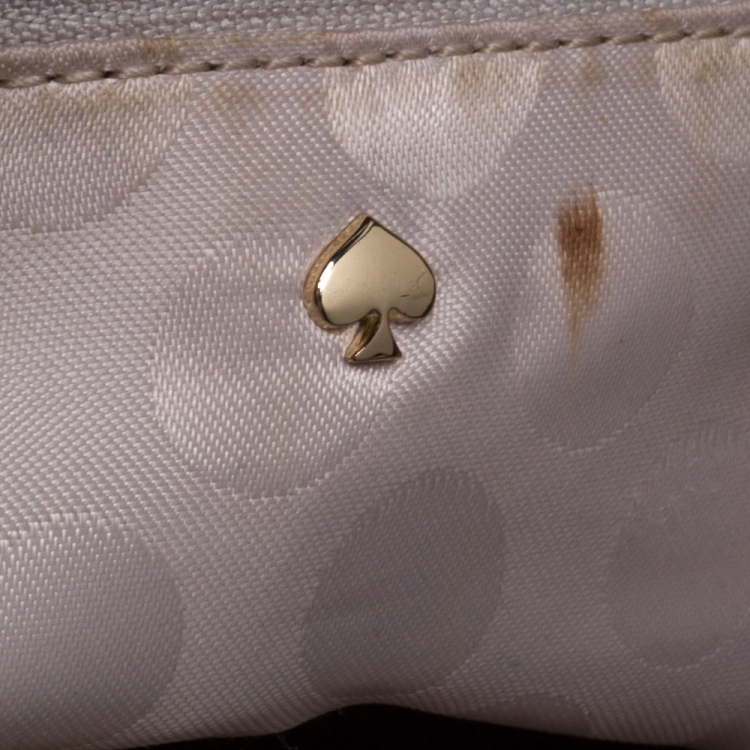 Pre Owned Kate Spade Burgundy Leather Dome Satchel 