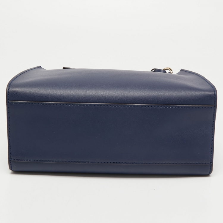 مملوكة مسبقًا Kate Spade Navy Blue Leather Anissa Putnam Drive Tote