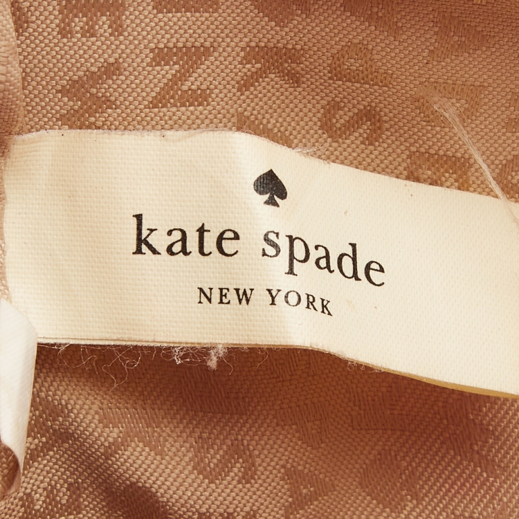 Pre Owned Kate Spade Pink Embossed Patent Leather Tote